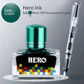 Hero 12 Colors Non-Carbon Ink 40ml Waterproof Quick Dry Fountain Pen Calligraphy Drawing Ink