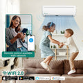 18000 BTU Mini Split Air Conditioner Heat Pump System, Wifi Enabled 19 SEER2 208-230V Inverter Ductless AC Cool Up to, Custom