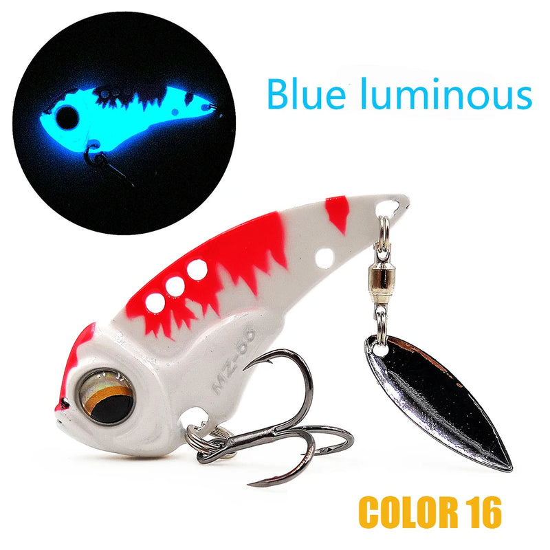 Castfanatic MZ55 MZ60 Metal VIB Blade Glow Cicada Lure | SAMAG
