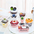 100-500pcs Fruit Stickers Cute Gift Box Thank you Stickers Packaging Decoration Adhesive Lables Stationery Sticker