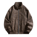 Oversize 6XL 7XL 8XL Men Jacket PU Leather 2025 Spring Windbreaker Trench  Plus Size Waterproof Stand Collar Brand Loose Coats