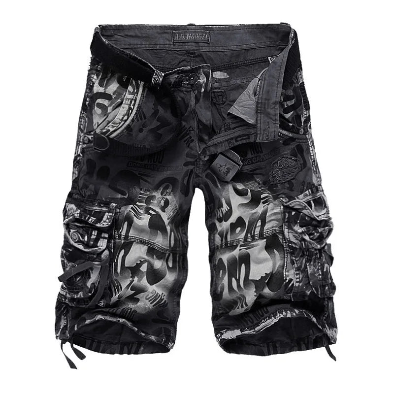 Summer Camouflage Men's Cargo Shorts Pure Cotton Half | SAMAG