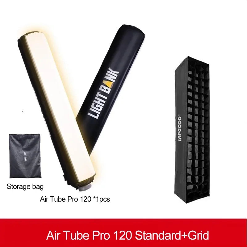 NEW Flynoodle Air Tube Pro 120 Light Bank Softbox for Aputure Nanlite Godox ZHIYUN COLBOR LED Video Light Diffuser Accessories