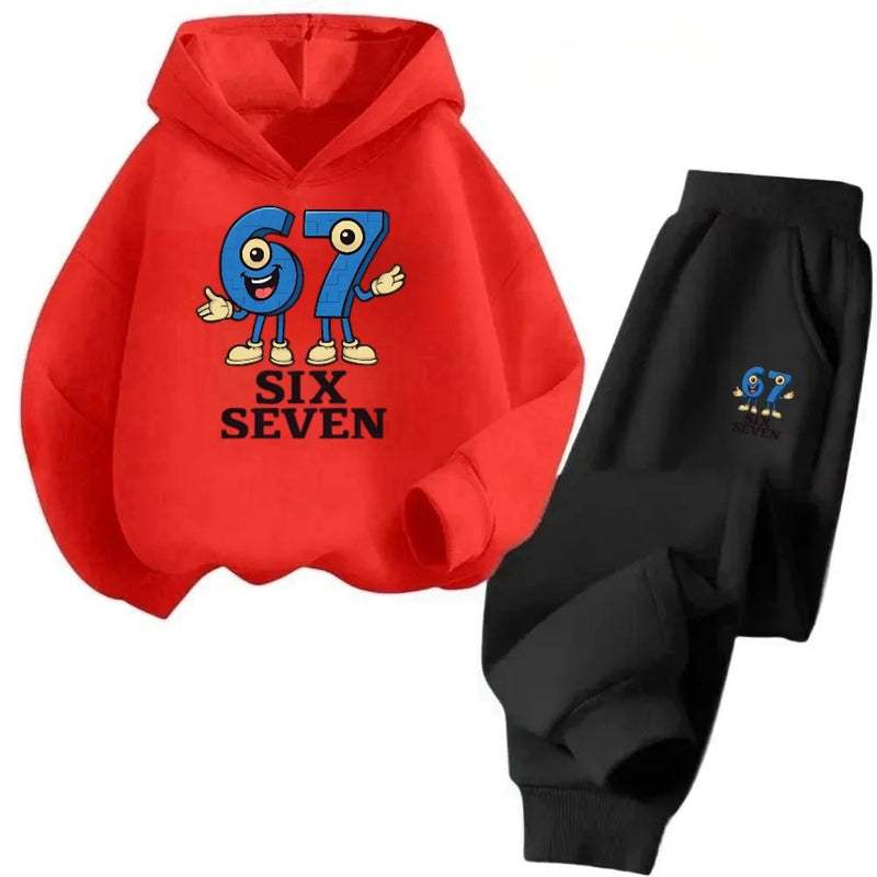 Steal a Brainrot Tracksuit 67 Six Seven Print Kid's - View 3 | SAMAG
