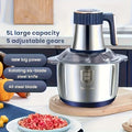 2L 3L 5L Electric Mincer Grinder 304 Stainless Steel Multifunctional Vegetable Slicer Chopper Meat Processor 220V EU Plug