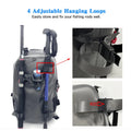 Fishing Backpack Portable Gear Bag with Rod Holder - View 3 | SAMAG