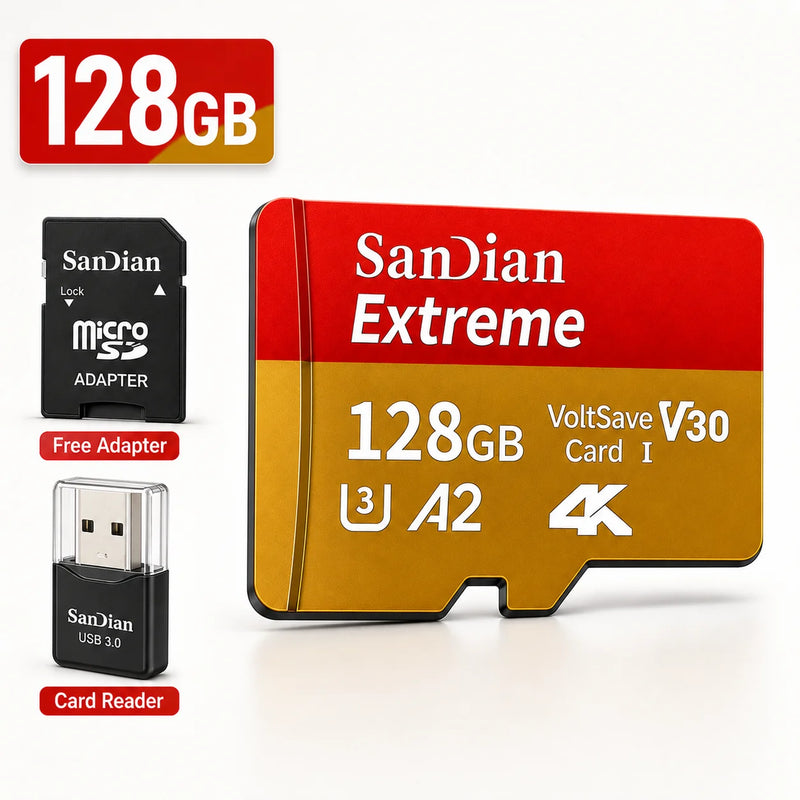 Micro TF/SD Card 256GB Large Capacity Storage USB3.1 High - speed SD Suitable for Mobile Phone/monitoring - Visuel 7 | SAMAG