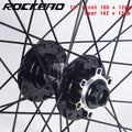 ROCKBAO Mountain Bike Wheelset 24/26/27.5/29 Inches Disc Brake Aluminum Alloy 4Bearings 7-12Speed Thru Axle MTB Bicycle Wheel