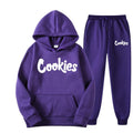 Men and women of the same fashion trend hoodie casual two - piece suit jacket pants brand printing logo - View 12 | SAMAG