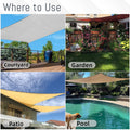 Waterproof Sun Shade Sail Canopy Rectangle UV Block | SAMAG