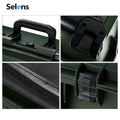 Selens Photography Toolbox Trolley Hard Case Professional Safety Protective Waterproof Shockproof Suitcase Safety Storage Box