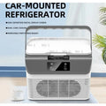15L-B Portable Car Refrigerator, 12V 24V Digital Display Mini Fridge Freezer for Vehicle
