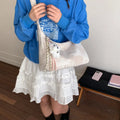 New Spring Women Hobo Bag Large Capacity Tote Shoulder Crossbody Bag Fashionable Comfortable and Versatile Texture Storage Bags