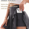 Women's Casual High Waisted Tennis Golf Short Skirt Pants.Light And Flowing  High-Elasticity Breathable Summer Sports Activewear
