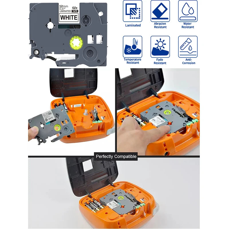 Replacement Brother Label Ribbon 231 131 431 531 631 731 - Visuel 4 | SAMAG