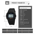 1628 Luxury Digital Men Watches Sports Waterproof Electronic Wristwatches Military Back Light Clock 1988 - Visuel 6 | SAMAG