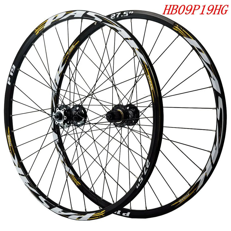 MTB bicycle wheels mountain bike wheel front2 rear4 bearing 26/27.5/29inch HG MS XD Six Hole Disc Brake QR100 135alloy hub thru