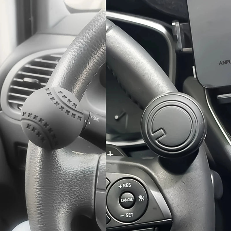 Turning Steering Wheel Booster  360° Rotation Spinner Knob Metal Bearing Power Handle Ball Shaped