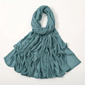 2024 Muslim Modal Rayon Cotton Hijab Shawls For Women Plain Scarf Big Size Headscarf Islamic Turban Headband 190*85cm