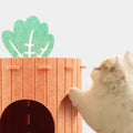 for Felt Carrot Cat Bed Semi-enclosed Cute Two-layer Pet Bed Suitable for All Seasons