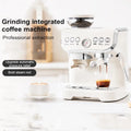Electric Coffee Grinder&Maker Machine-20Bar Pressure, Built-in Burr Grinder, Programmable Brewing, for Espresso/Latte/Cappucino