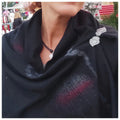 1 Pair Vintage Sweater Swirl Clip Cape Cloak Clips for Dress Retro Cardigan Clip Shawl Clasp Shirt Button Clip for Girl Women