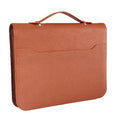 3pcs set Leather A4 Multifunction Ring Binder Manager Folder Business Office Portfolio Document Case Contract Organizer