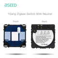 Bseed EU Standard Zigbee Light Switches Parts 1/2/3Gang Dimmer Curtain Module DIY Part Tuya Smart Life Control Neutral Required