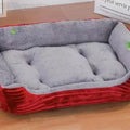 Large Pet House Dog Bed Cat Mat Long Plush Deep Sleeping Warm Soft Small Dog Cushion Calm Beds for Puppy Chihuahua