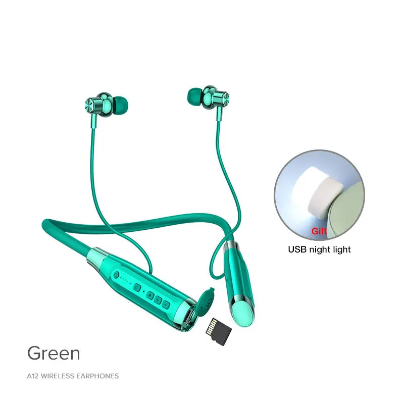 EARDECO 100 Hours Endurance Wireless Headphones Bass In-ear Bluetooth Headphone Earphone Music Sport Earbuds with Mic Stereo