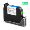 Prime TIJ Cartridge 25.4mm Inkjet Printer Cartridge Black Red Yellow Blue Green Original Fast Drying Water-proof Solvent Ink