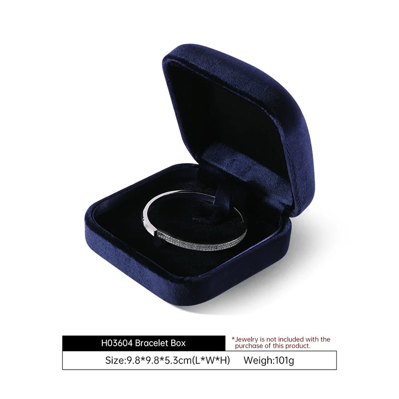 Yinbeini Wedding Ring Box Velvet Jewelry Box Collection Bracelet Necklace Pendant Storage Case Jewelry Display Organizer H030