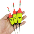 4pcs EVA Luminous Fishing Float Light Stick Long Vertical Foam Plastic Rock Fishing Floats Bobber 10g 20g 30g Buoyancy