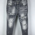 6060 Four Seasons New Men's Washed Ripped Patch Old | SAMAG