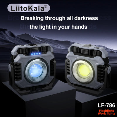 LiitoKala LF - 786 Work lights+26650 5000mAh Battery COB | SAMAG