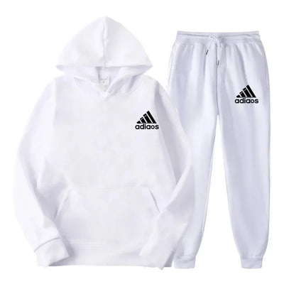 Popular autumn and winter hooded sweatshirt+jogging pants set suitable for both men and women in sports and leisure | SAMAG