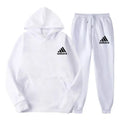 Popular autumn and winter hooded sweatshirt+jogging pants set suitable for both men and women in sports and leisure | SAMAG
