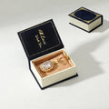Flip Cover Book Shaped Jewelry Display Box Simple Earrings Ring Necklace Pendant Storage Box Portable Travel Jewelry Holder