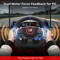 Game Steering Wheel For PS5/PS4/PC Leather 270°&900° Adjustment W/RGB Hall Effect Macro Linear 3Pedals Simulator Racing Wheels