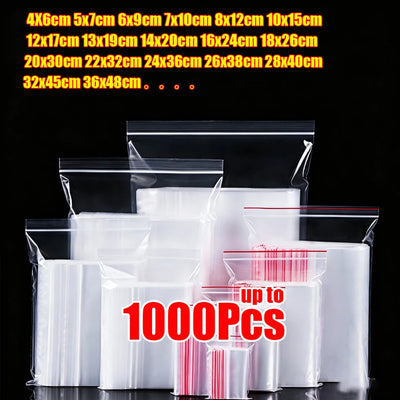 Wholesale100 - 8Wires Transparent Plastic Zipper Storage | SAMAG