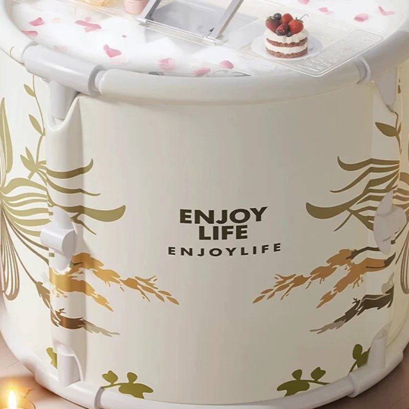 Spa Clearance Bath Tub Free Standing Lazy Soaking Portable Bath Tub Adults Hot Above Ground Badewanne Klappbar Spa Supplies