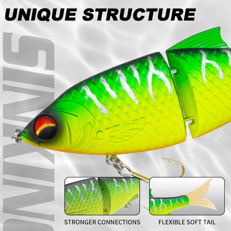 Hunthouse FLEXTAIL 135 Pencil Swimbait Fishing Lure | SAMAG