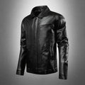 2026 New Style Leather Jacket for Men - Spring Men's Slim Lapel Coat Men's Shirt Windproof and Casual Leather Jacket Large size