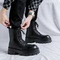 Winter Breathable Men Boots Fashion Street Style Casual Shoes Personalized Trend High Top Men Shoes Comfortable Casual Boots
