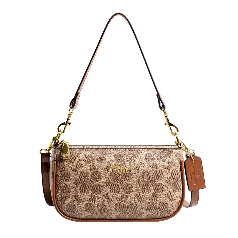 High-End Women's Underarm Shoulder Bag Classic Vintage Ladies Crossbody Handbag Elegant Designer Leather Messenger Bag For Women
