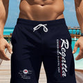 Summer New Style Men's Shorts with 3D Letter Pattern | SAMAG