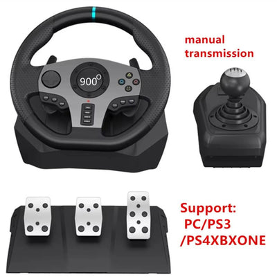 900 Degree Game Steering Wheel Computer Console Host | SAMAG