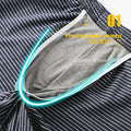3PCS 100% Cotton Striped Pajama Pants Men's Summer Panties Breathable Big U-crotch Boxers Plus Size Loose High Elastic Underwear