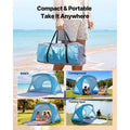 Beach Tent Sun Shelter For 6 Person, UPF 50+ Protection | SAMAG