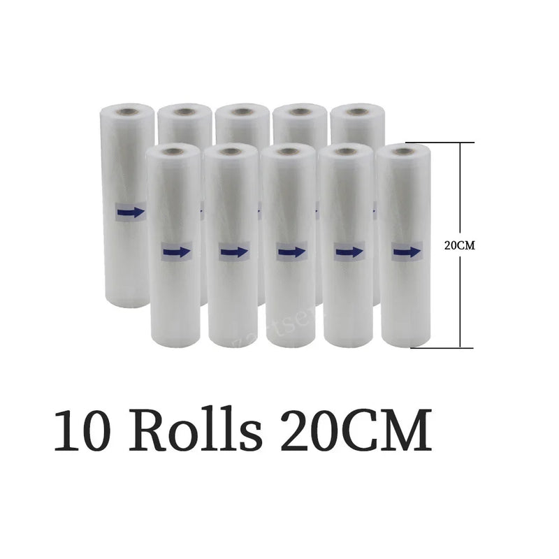 5 Rolls/Lot Food vacuum sealer Storage saver bags Vacuum 5 size Bags For Kitchen Vacuum Sealer to keep food fresh